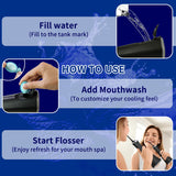 MySmile reservorio de agua para una limpieza más profunda.