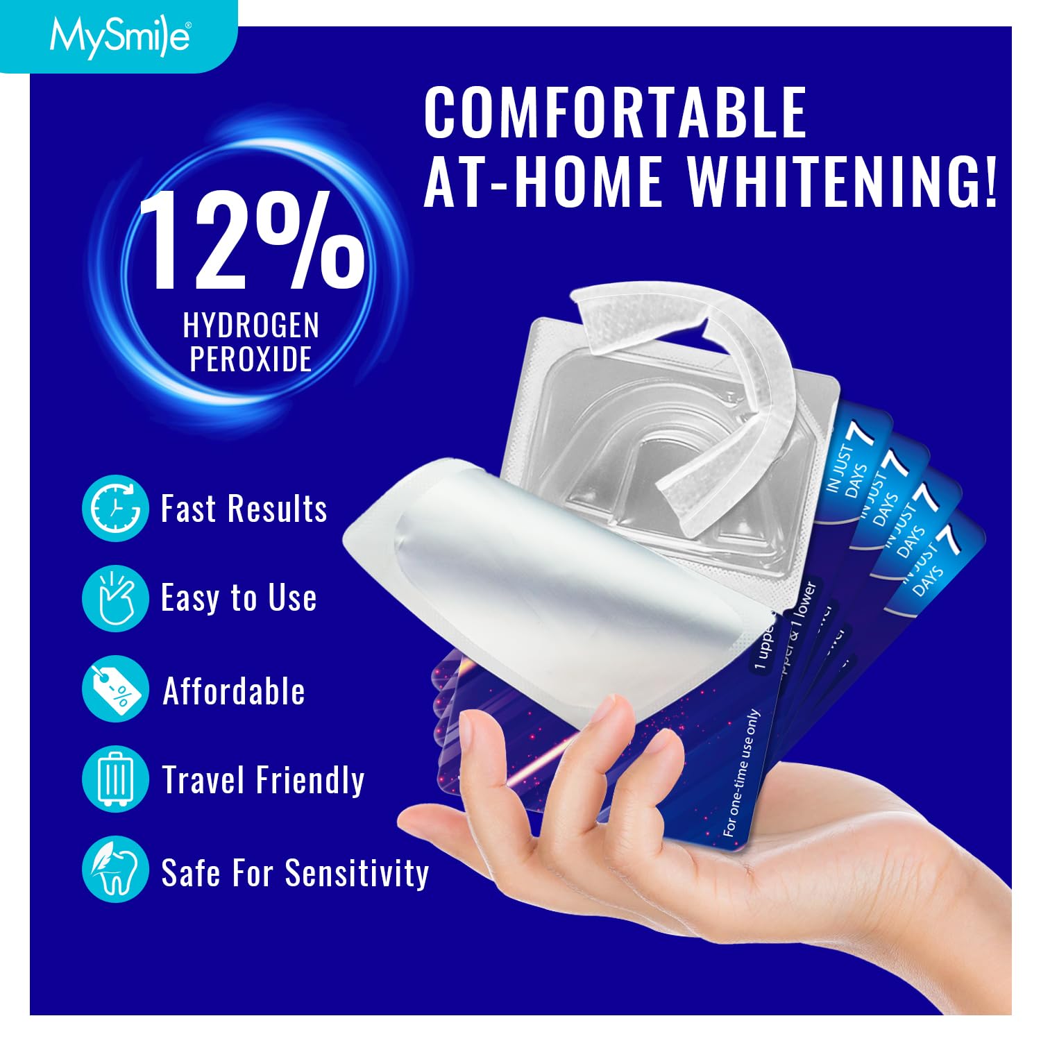 MySmile sin luz LED, tratamiento cómodo en casa