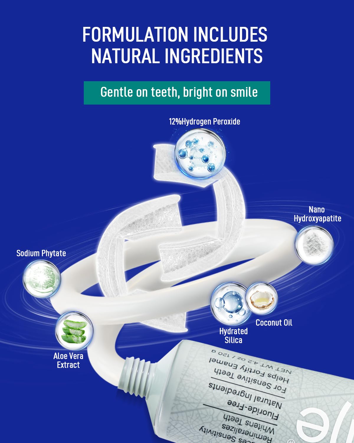MySmile uso diario sin fluoruro para dientes brillantes y sensibles