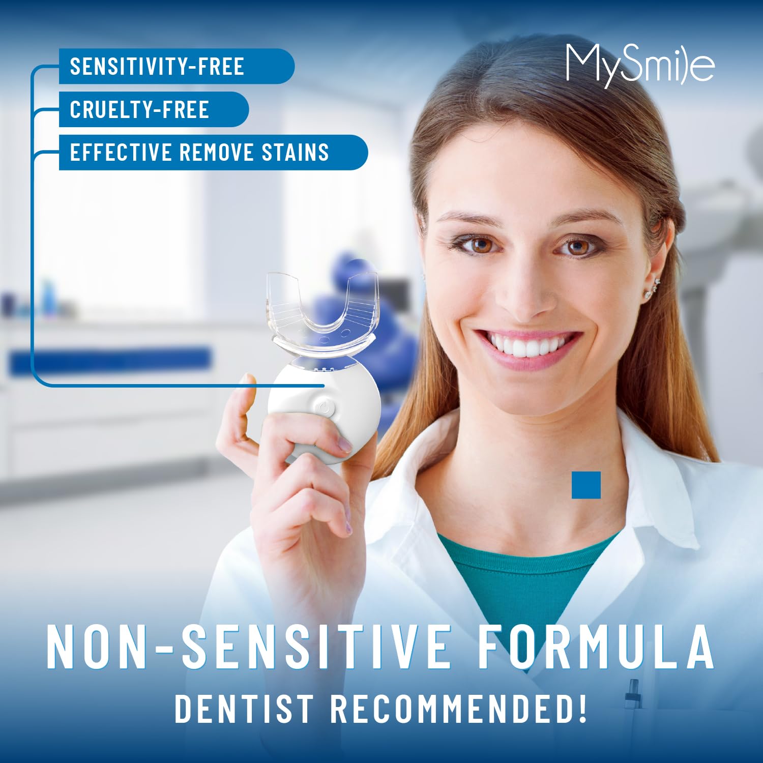 MySmile uso en casa para blanqueamiento cómodo y seguro