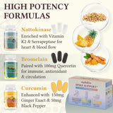 Mystidow Spike Support Trio, cápsulas curcuma fermentada para digestión suave