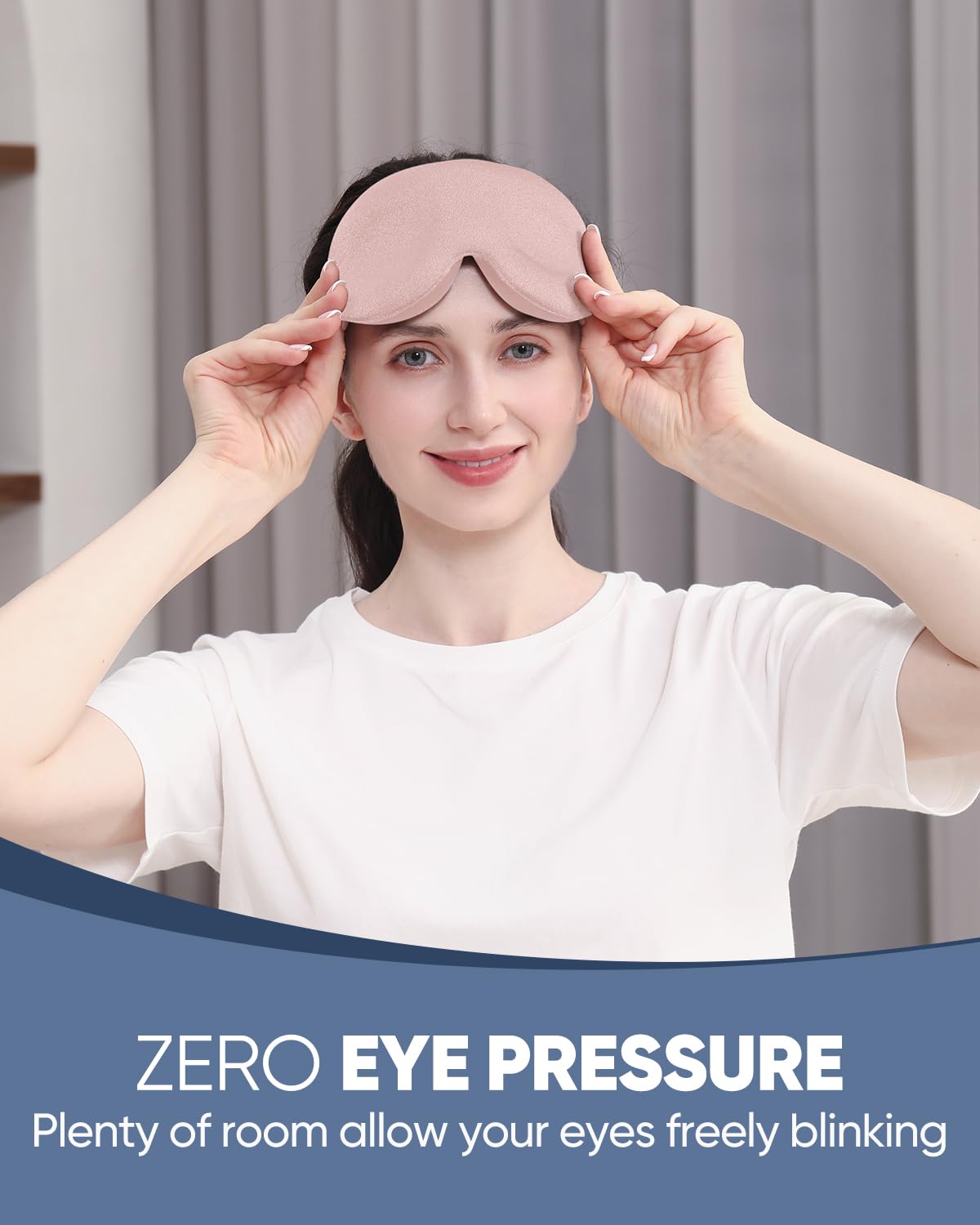 MZOO diseño ergonómico para dormir de lado, transiciones suaves.