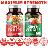 Number One Nutrition N1N, mezcla de frutos y verduras en colores vibrantes.
