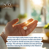 N1O1 pastillas óxido nítrico textura agradable al disolverse