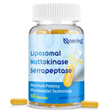 Botella Naering nattokinase liposomal para absorción optimizada.