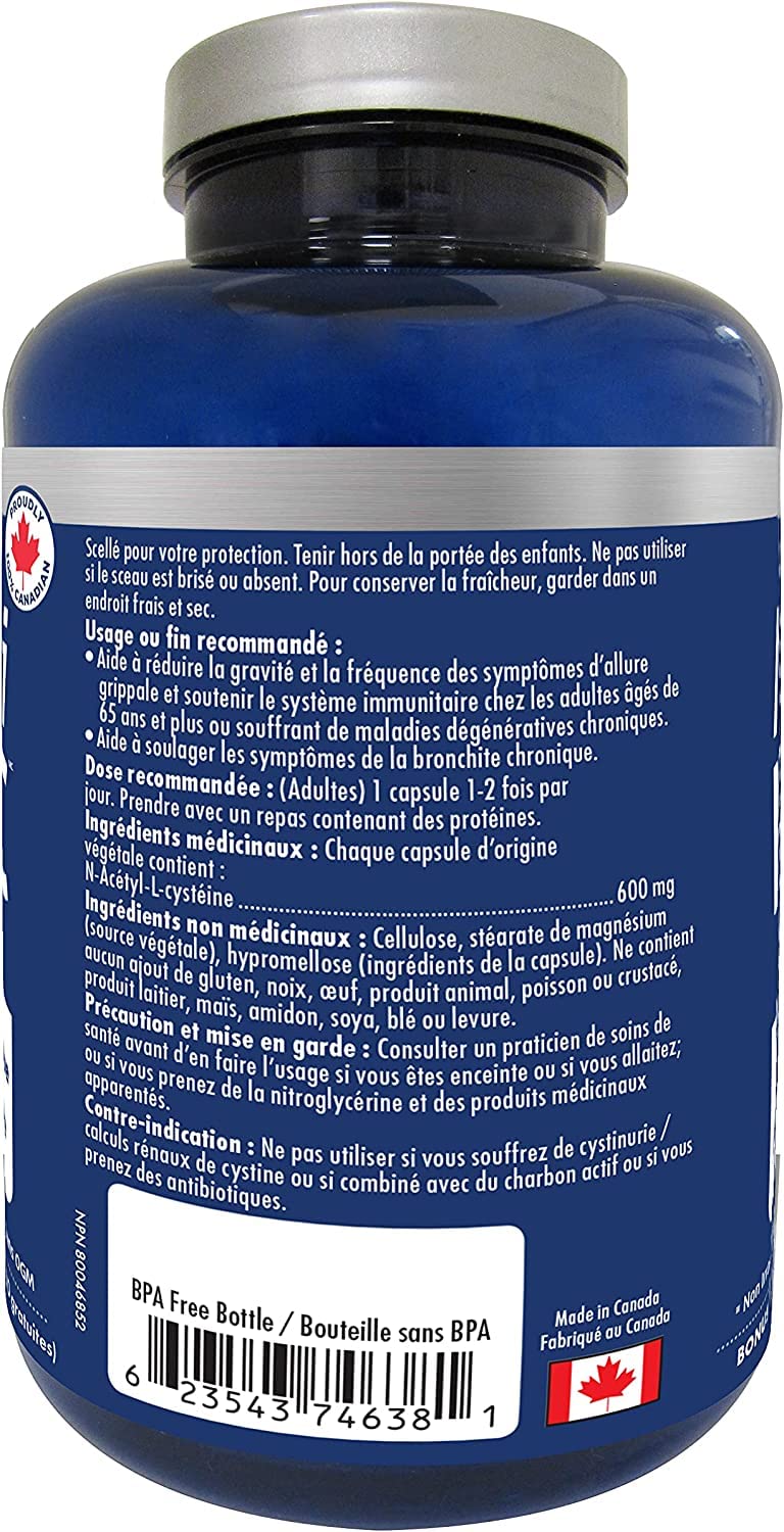 NAKA Naka Platinum Nutri NAC dosis en botella, consumo diario recomendado