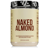 NAKED polvo de proteína de almendra en empaque, ideal para batidos.