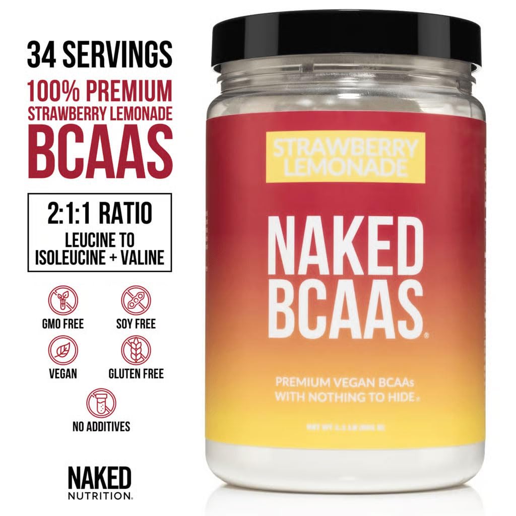 NAKED BCAAs cucharita medidora, facilita dosificar para cada sesión.