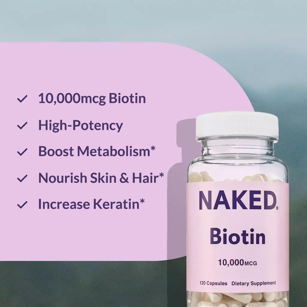 Uso diario recomendado de NAKED Biotin para bienestar sostenido