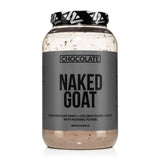 NAKED cabra proteína con chocolate en envase minimalista, ideal para batidos post entrenamiento