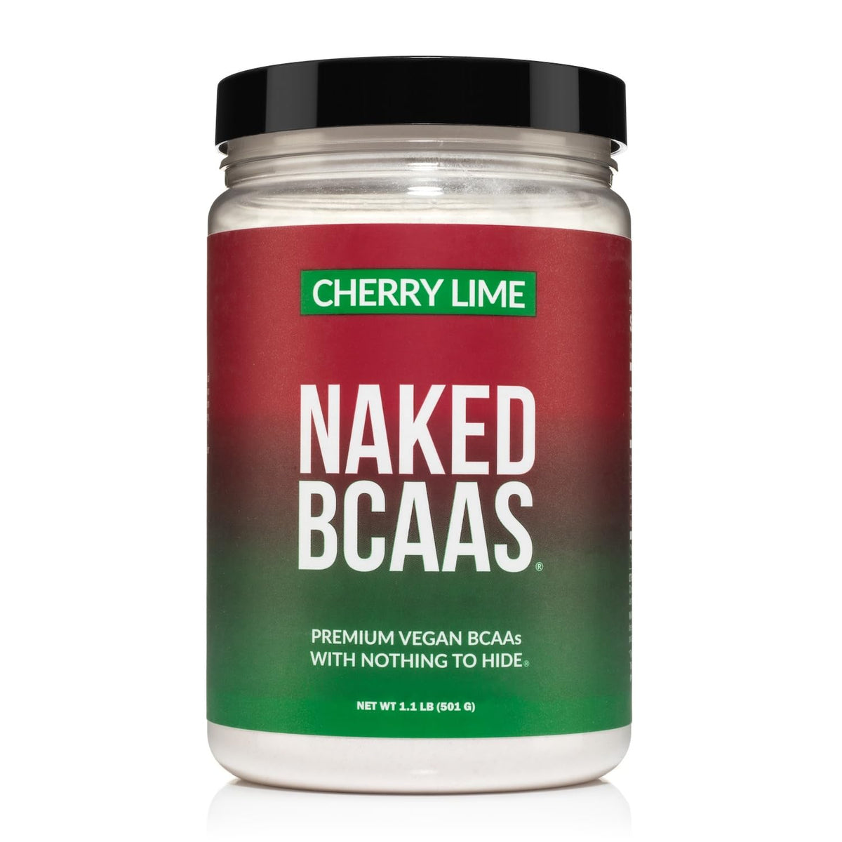 NAKED cereza-lima BCAA, sabor refrescante para entreno y recuperación.