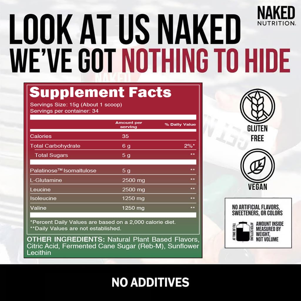NAKED cereza-lima BCAA, apoyo para recuperación muscular tras sesiones.