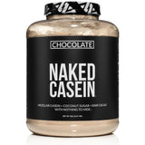 Naked Chocolate Casein, bote para servir, ideal para batidos rápidos tras entreno.