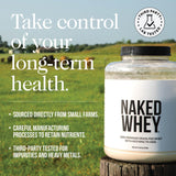 NAKED Chocolate Whey: preparado rápido en batidos para entrenamientos.