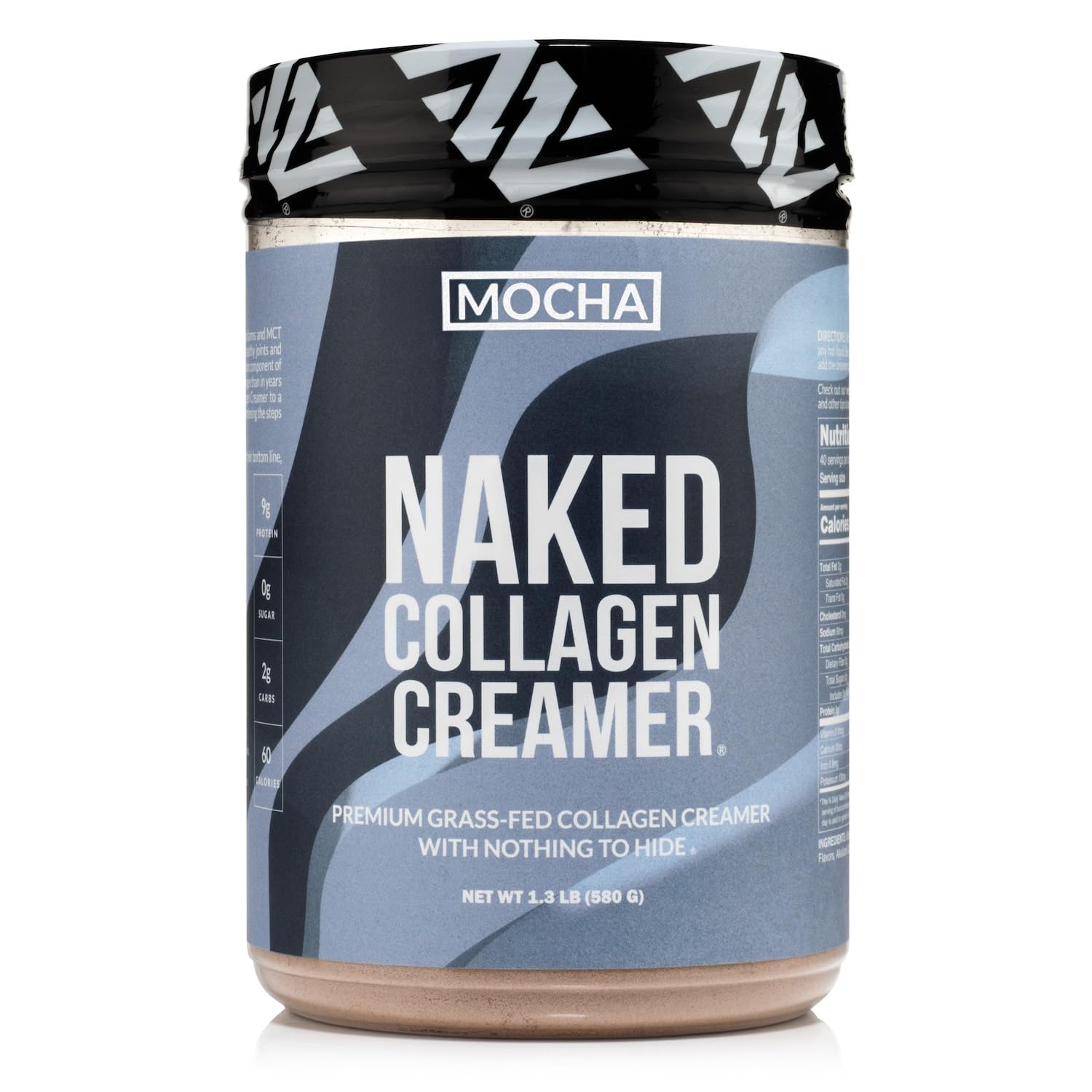 NAKED Colágeno Mocha en bote, crema suave para café
