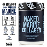 NAKED colágeno marino en polvo, listo para mezclar en bebidas calientes