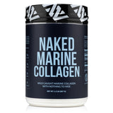NAKED colágeno marino en polvo sin sabor en envase, ideal para batidos diarios