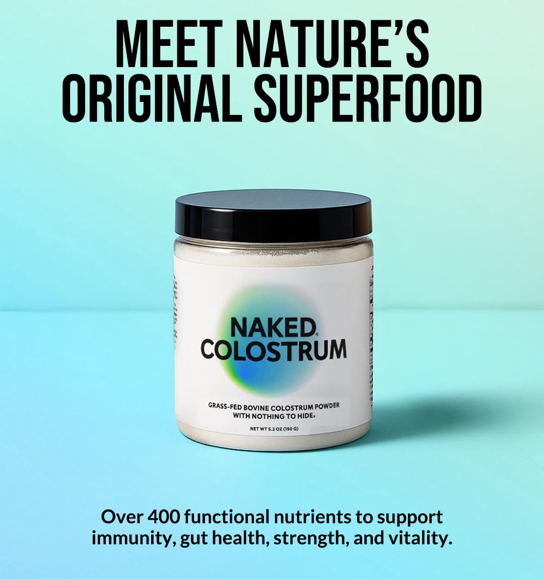 NAKED colostro con cuchara medidora para dosificar fácilmente