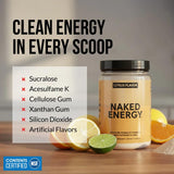NAKED Citrus Energy en vaso durante entrenamiento para energía sostenida
