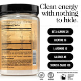 NAKED Citrus Energy polvo naranja listo para mezclar en agua