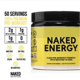 NAKED Energy, etiqueta NSF, garantía de pureza y seguridad