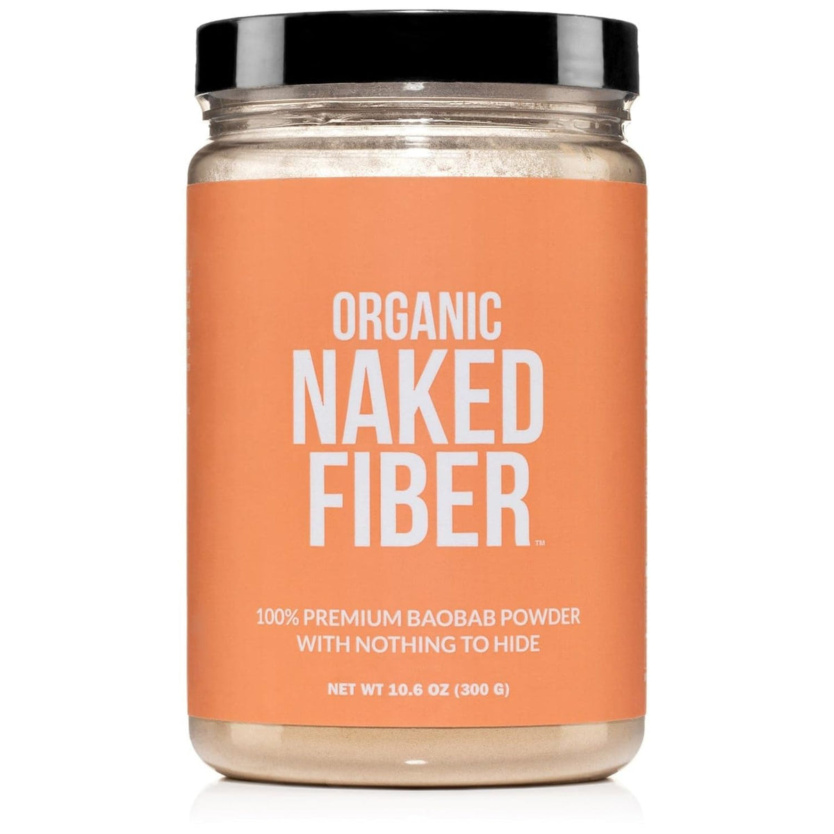 NAKED Fiber, envase de polvo de baobab, ideal para iniciar la ingesta diaria de fibra.