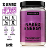 NAKED Fruit Punch Energy vaso-mezcla listo para preentrenamiento