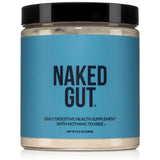 NAKED Gut botella frontal para soporte digestivo diario.