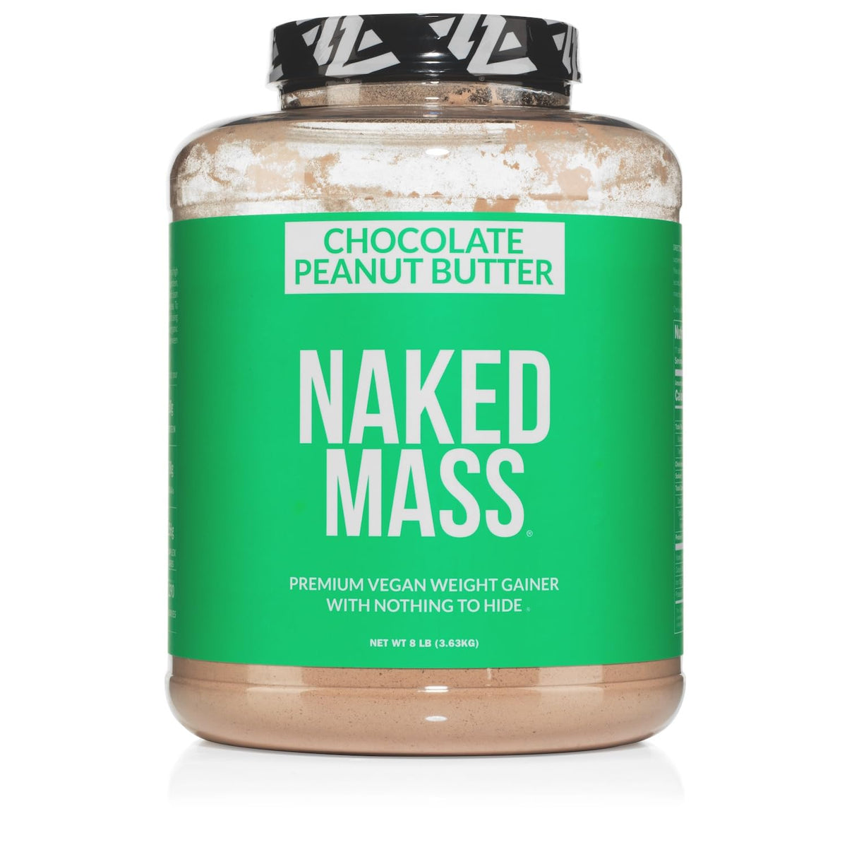 NAKED Masa Vegana pote chocolate mantequilla de maní, proteína vegana para ganar músculo