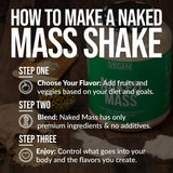 NAKED Masa Vegana taza y cuchara, ideal para mezclar con frutas