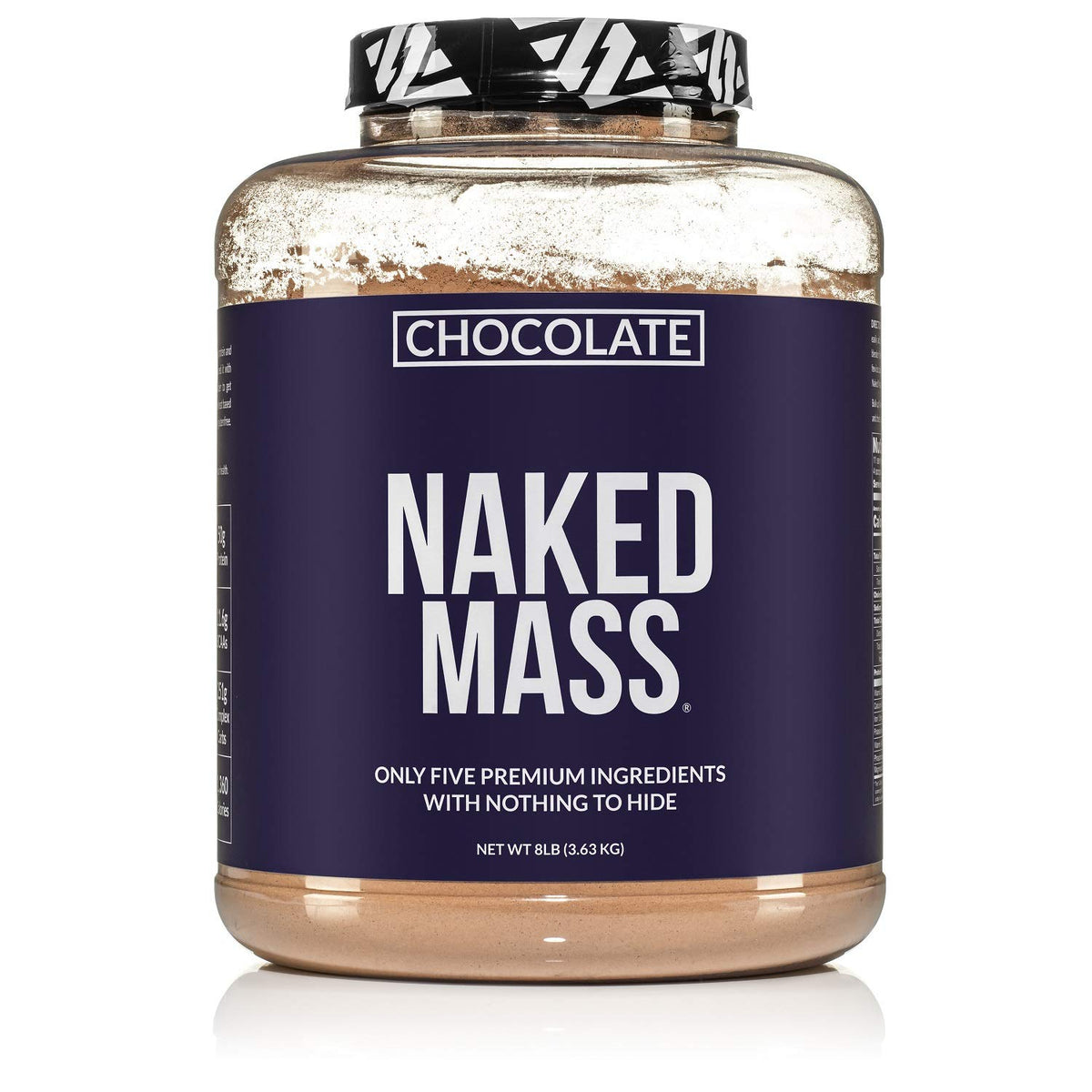 NAKED Mass Gainer batido de chocolate cremoso para aumentar calorías naturalmente
