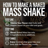 NAKED Mass Gainer preparaciones rápidas batidos y recetas fáciles