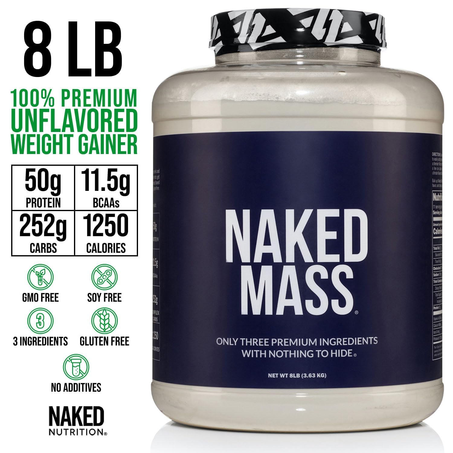 NAKED Mass mezcla proteica doble para aminoácidos sostenidos