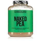 NAKED Proteína de guisante al chocolate en pote, ideal para comenzar el día