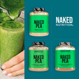 Naked Pea post-entrenamiento, recuperación suave.