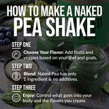 Naked Pea pre-entrenamiento, energía durante el ejercicio.