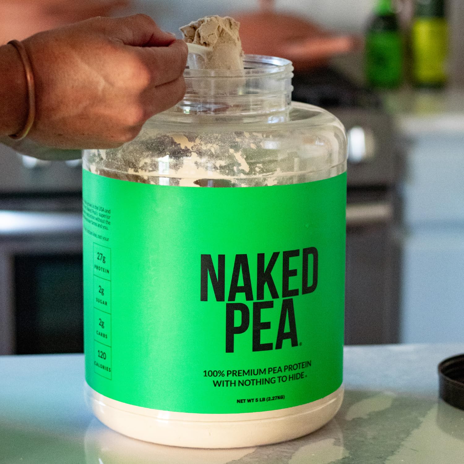 Naked Pea salsa proteica para cocinar.