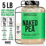 Naked Pea Vanilla, cucharada medida para porciones precisas de proteína