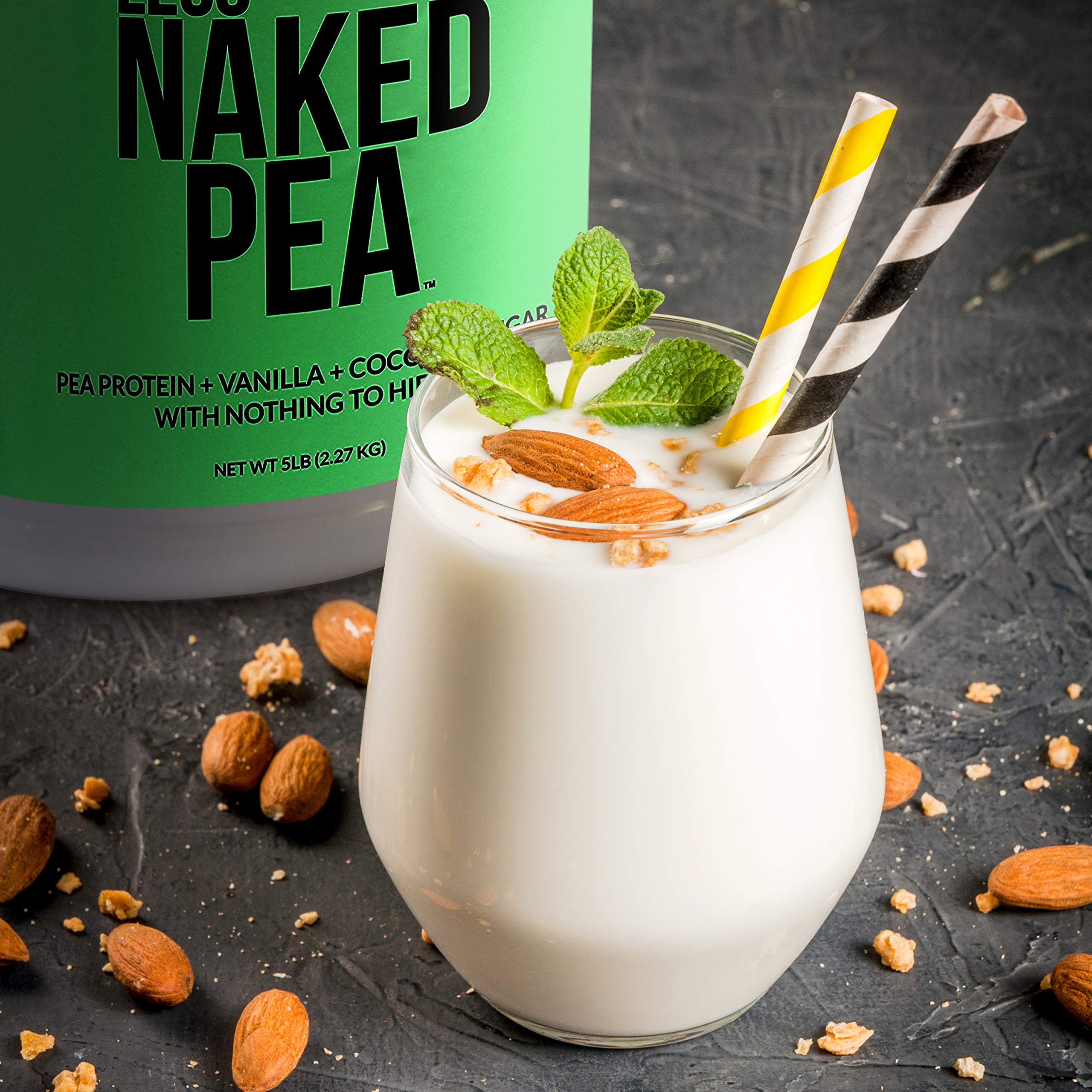 Naked Pea Vanilla, etiqueta NSF que garantiza pureza y seguridad