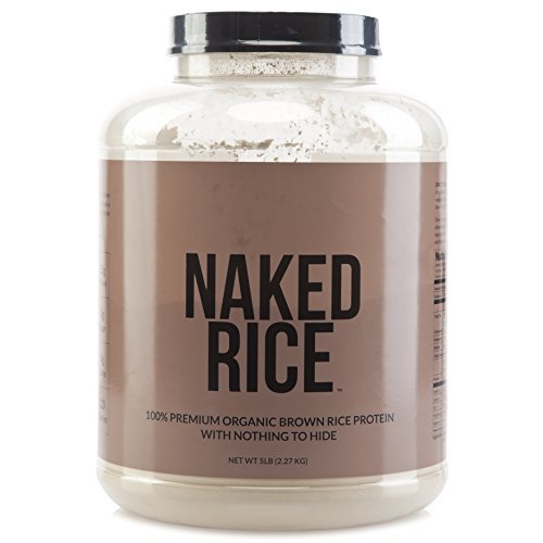 NAKED proteina arroz organico batido cremoso, mezcla suave y sabrosa