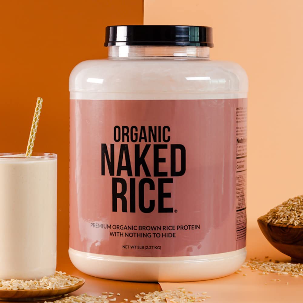 NAKED proteina arroz organico etiqueta calidad certificada, control de calidad