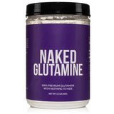NAKED Pure L-Glutamina en bote fabricado en EE. UU. para recuperación muscular
