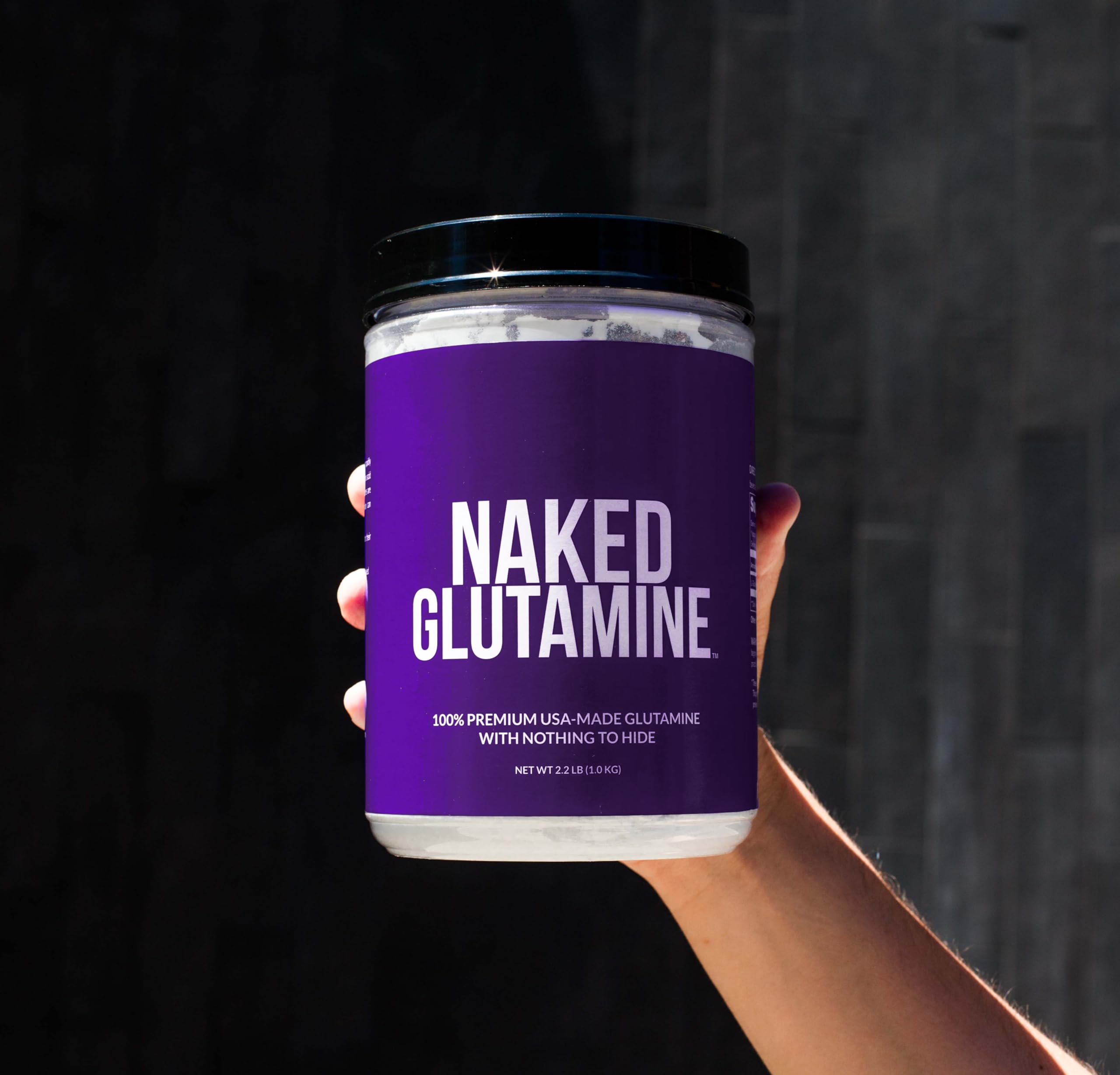 Pruebas de terceros aseguran pureza y calidad del Naked L-Glutamina