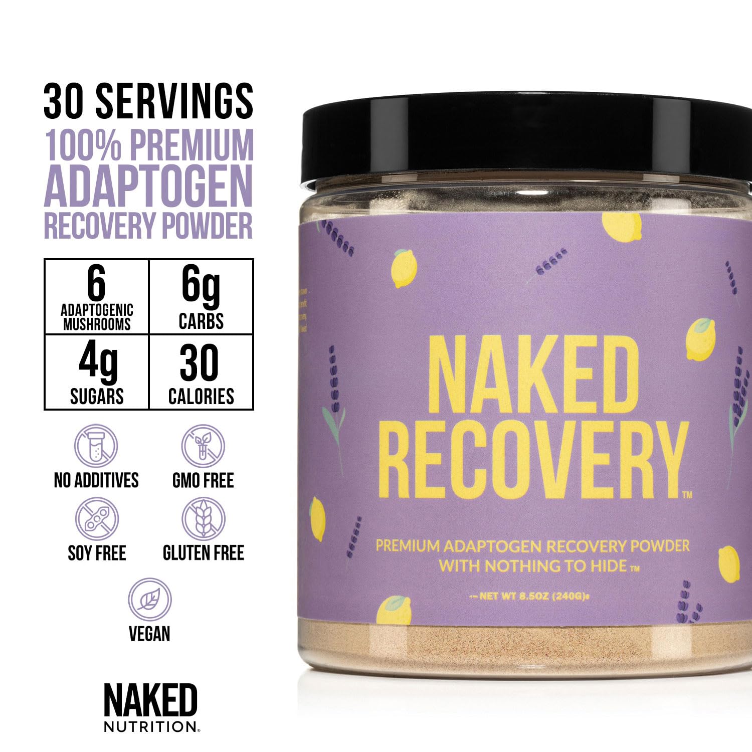 NAKED Recovery, cuchara de medición lista para usar tras entrenar