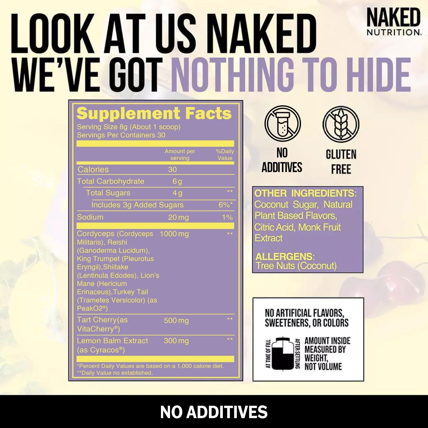 NAKED Recovery, textura de polvo suave para mezclar con agua