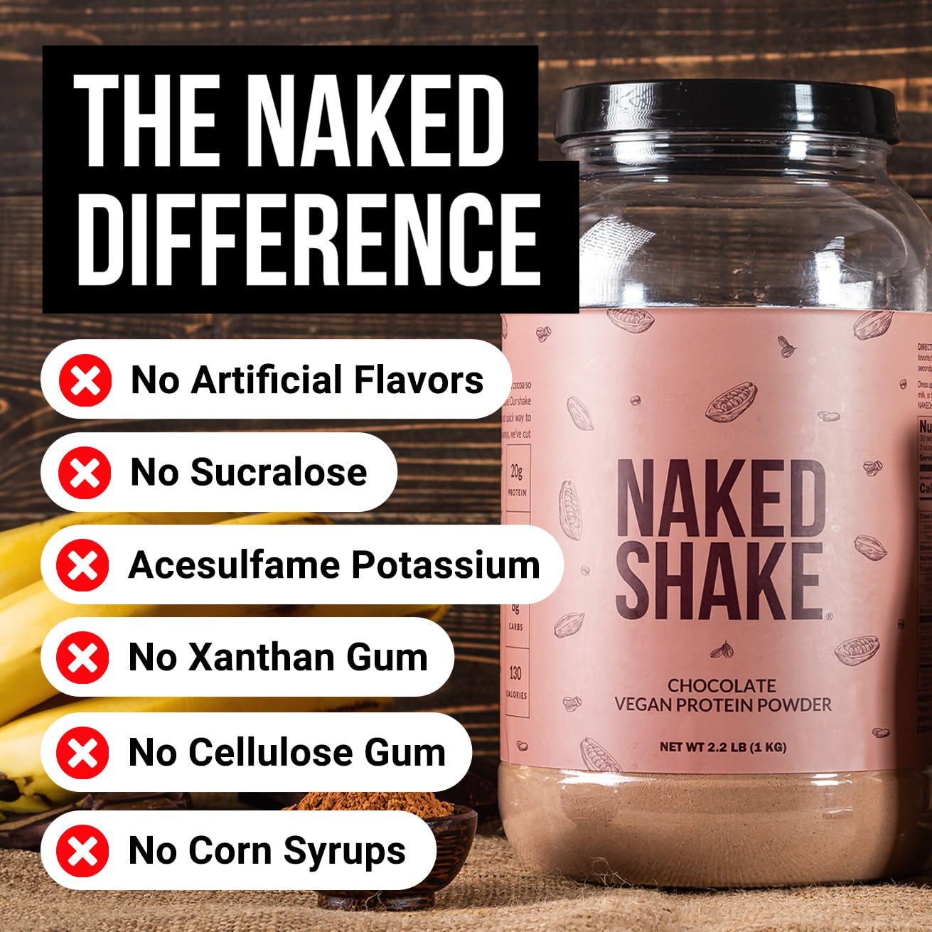 Naked Shake con MCT, aporta energía para entrenos rápidos