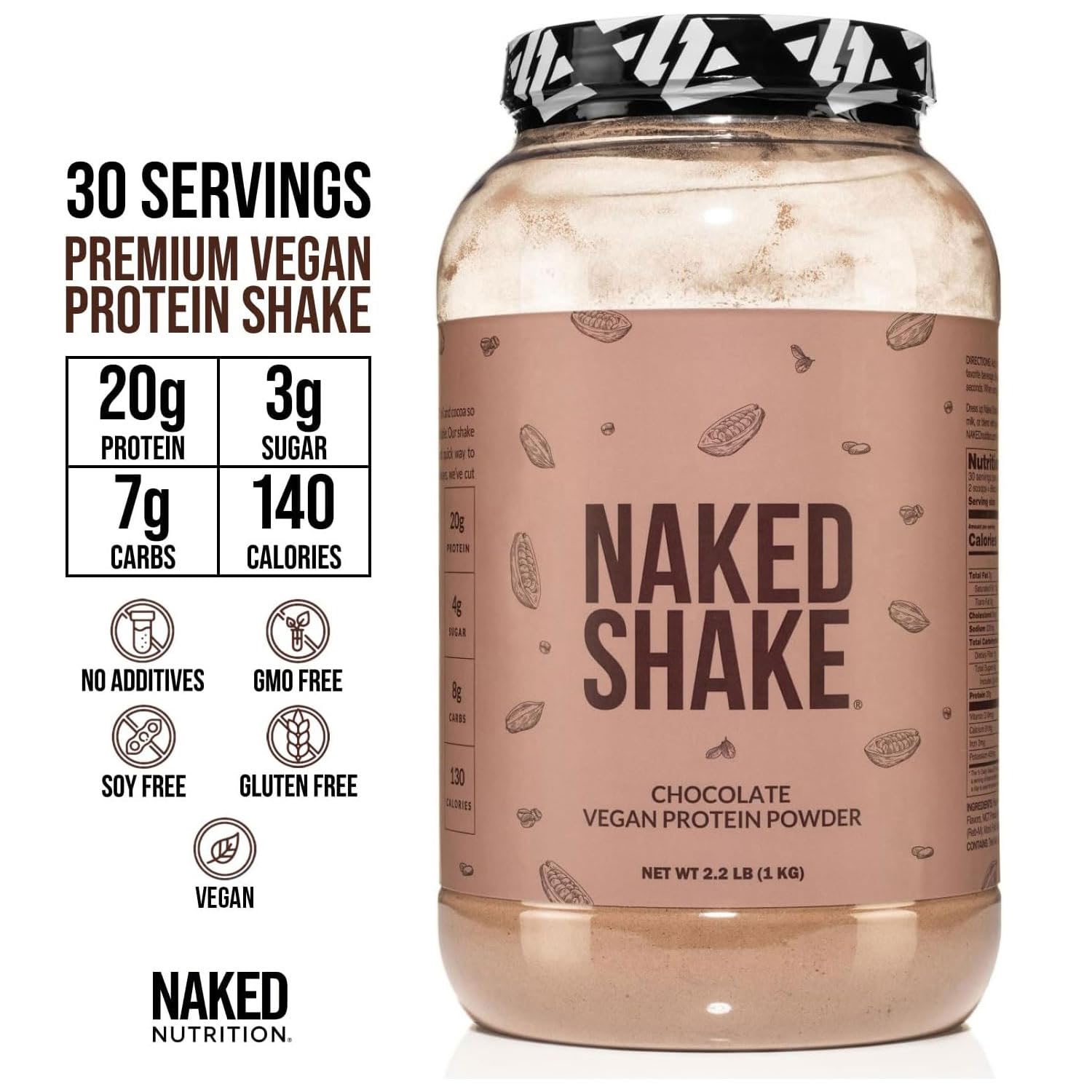 Naked Shake etiqueta NSF certificada garantiza pureza y seguridad