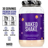 Naked Shake: perfil de aminoácidos completos, proteína vegetal saludable.