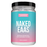 NAKED Strawberry Lemonade EAAs lata frente, energía para entrenamientos