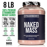 NAKED Strawberry Mass: batido en vaso, snack alto en proteína